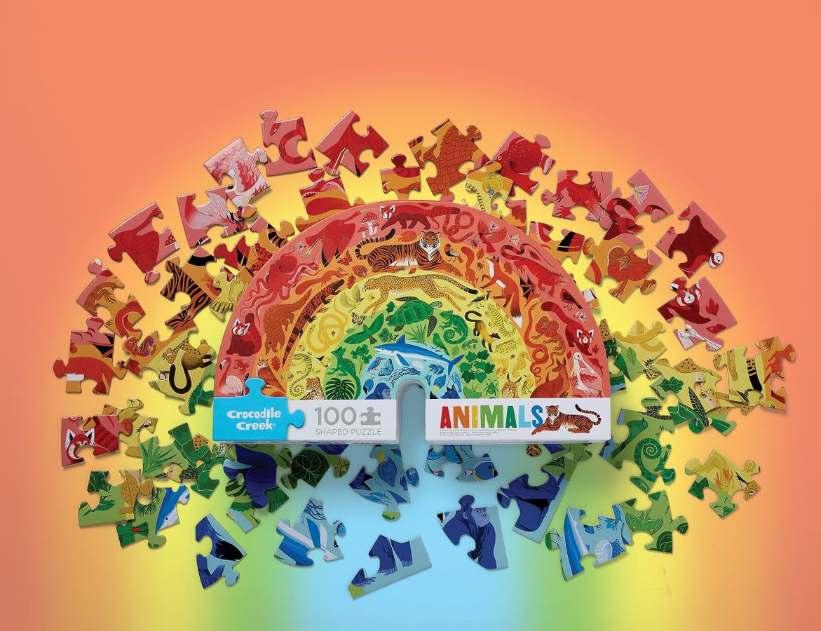 Puzzle Regenbogen, 100 Teile