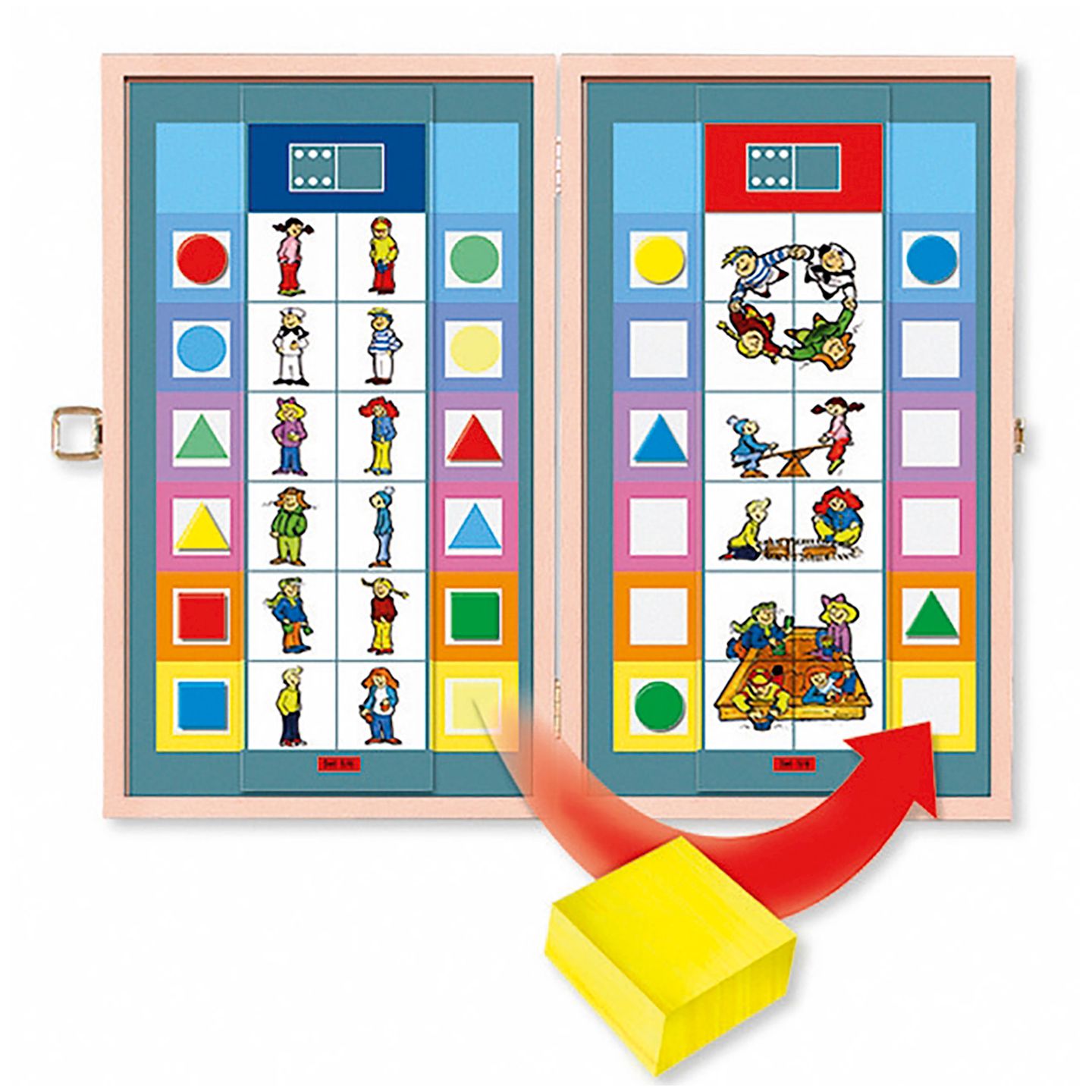 Kontrollbox Flocards Metall magnetisch