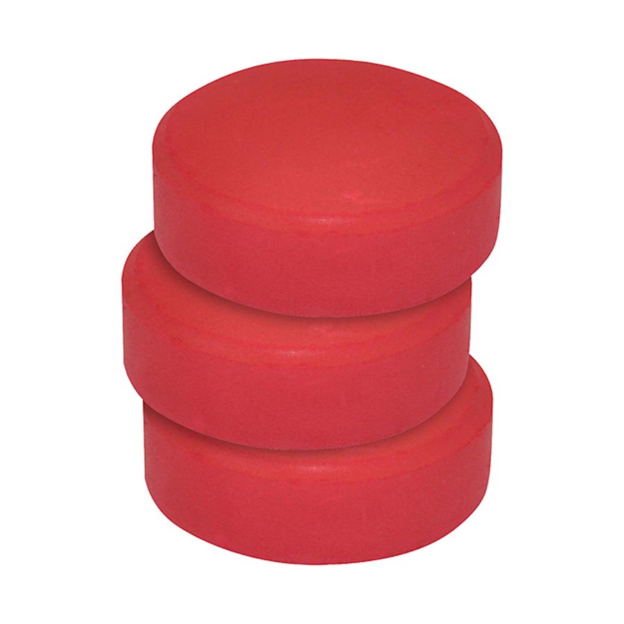 Tempera-Blöcke rot Ø 57 mm, 6 Stk.