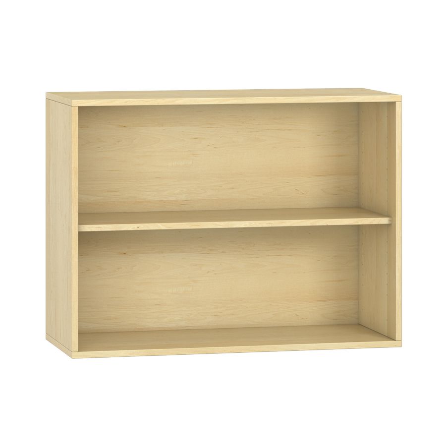 Pureo Regalschrank offen Furnier, mit 1 Einlegeboden, B 100 x H 75 x T 42 cm