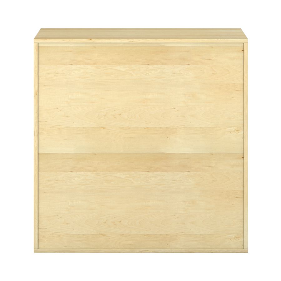 Pureo Doppeltürenschrank Furnier, B 100 x H 100 x T 60 cm