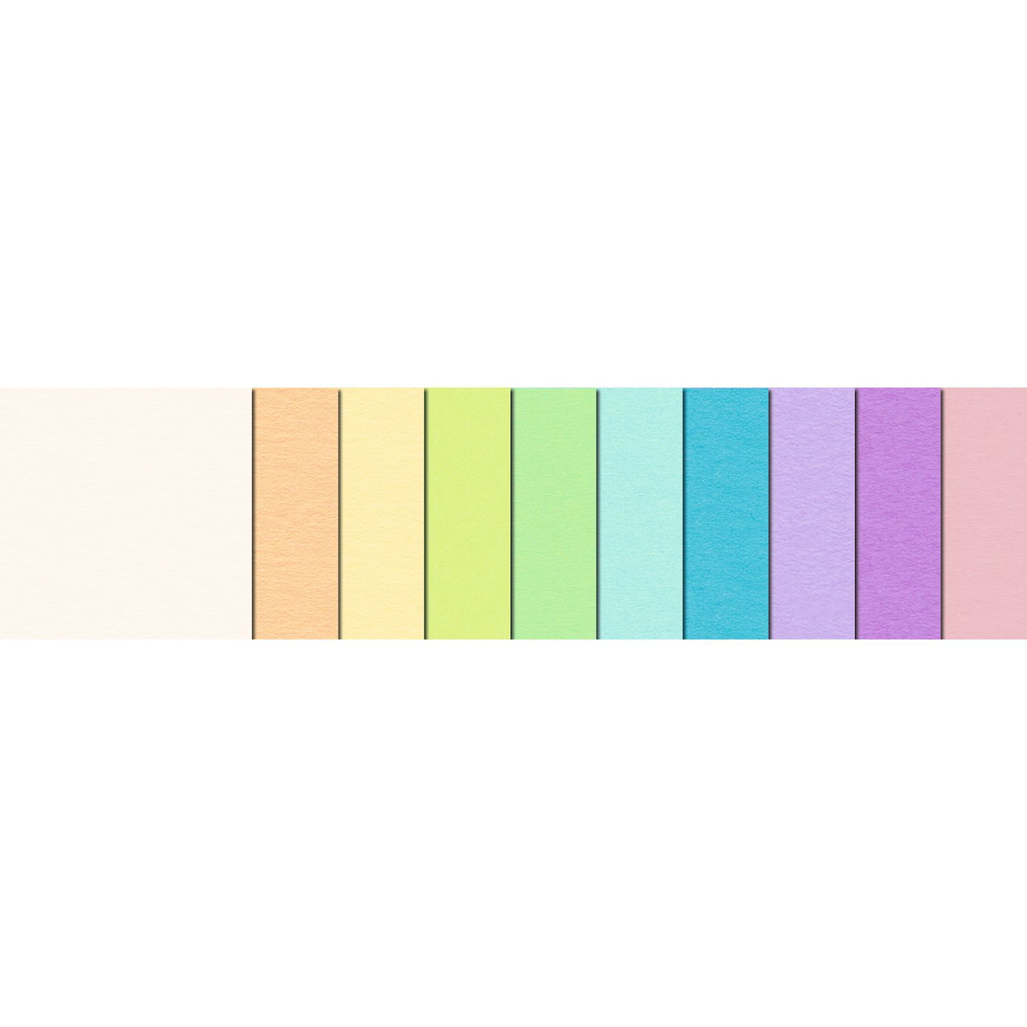 Faltblätter pastell Ø 15 cm, 100 Blatt