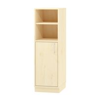 Tür-/Regalschrank mit Sockel, Furnier, B 40 x H 130 x T 40 cm