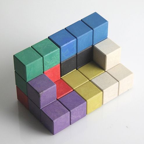 Soma-Würfel bunt