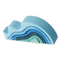 Element Wasserwellen klein, 6teilig