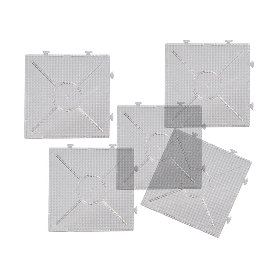 Steckplatten 10 Stk. Quadrat zusammensteckbar