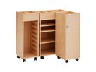 Klappschrank Dekor, B 72,2 x H 104,8 x T 91,4 cm