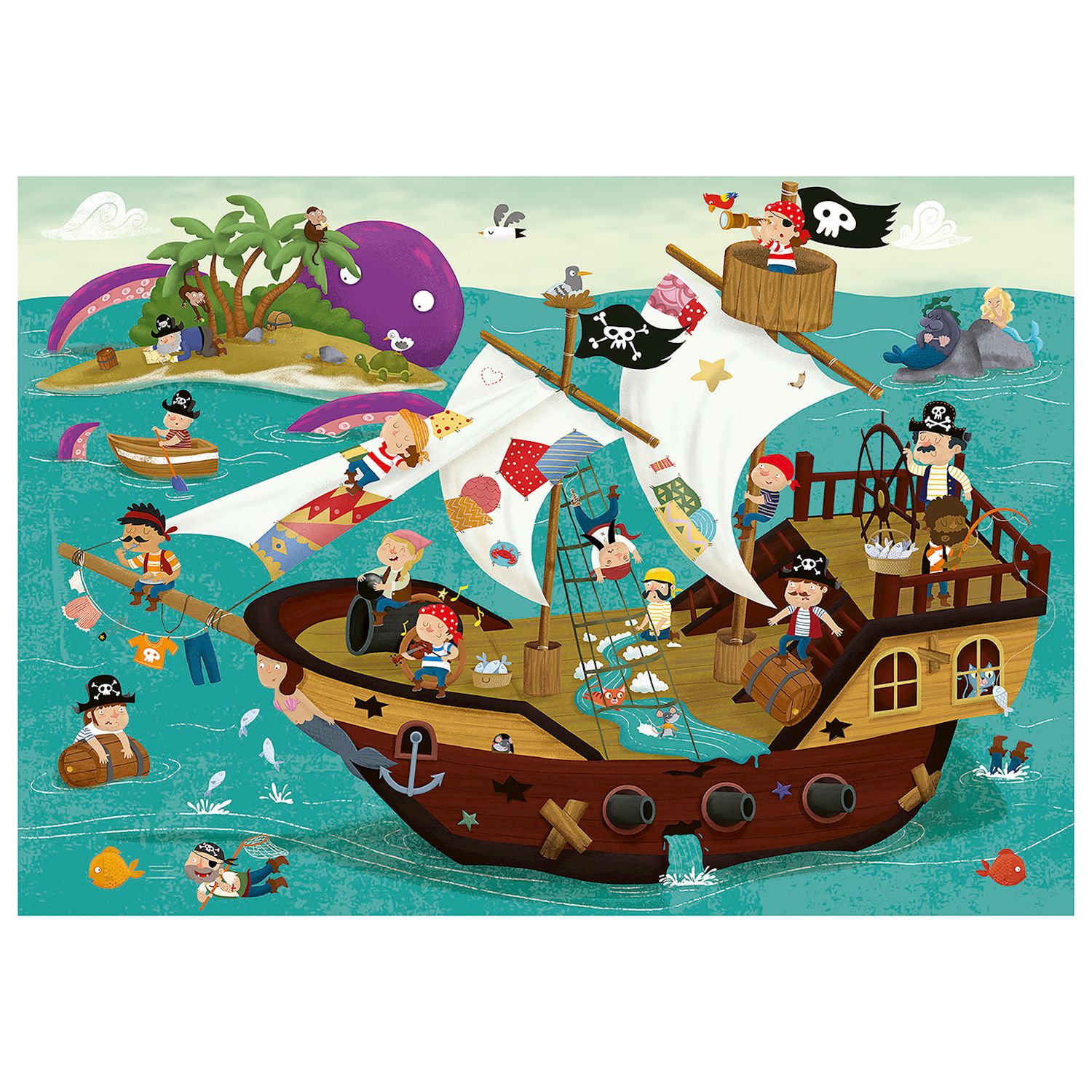 Detectives' Puzzle Piraten 50 Teile