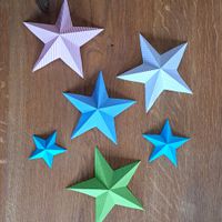 Papier-Faltstern