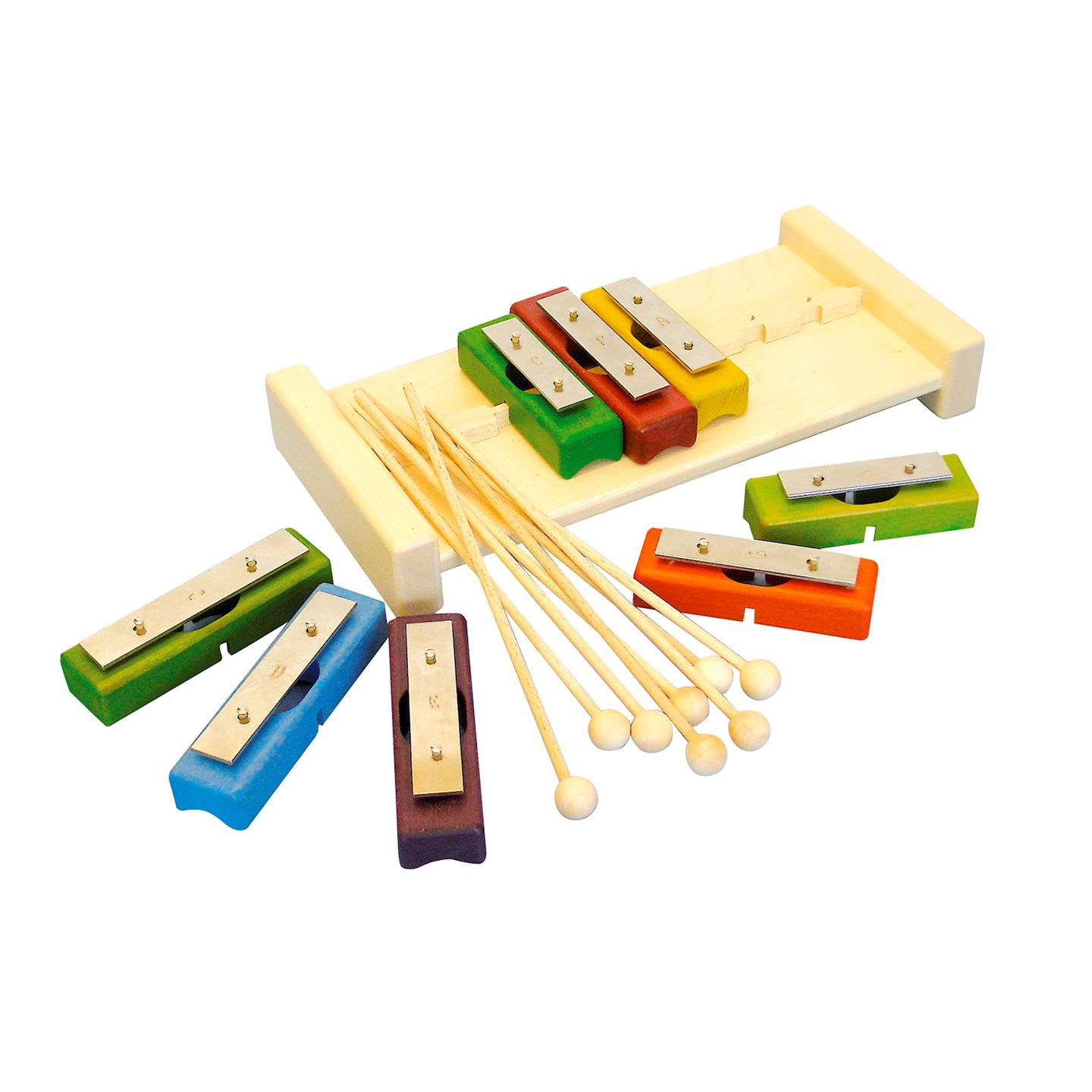 Color-Xylo mit Klangstäben inkl. Liederheft
