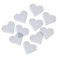 Steckplatten 10 Stk. Herzen
