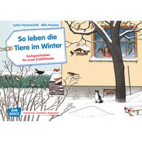 So leben die Tiere im Winter – Kamishibai Bildkarten