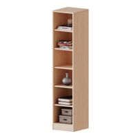 Taschenregal mit Sockel und 6 Fächer, B 36,1 x H 172 x T 40 cm