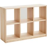 444.559.231K - Raumteiler-Regal, 3 x 2 Fächer