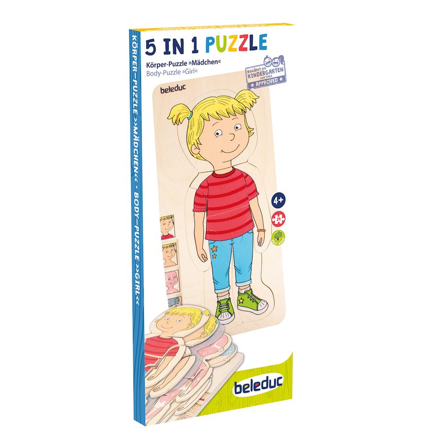 Körper Puzzle Mädchen