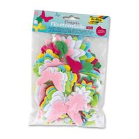 Filzstanzteile Frühling selbstklebend