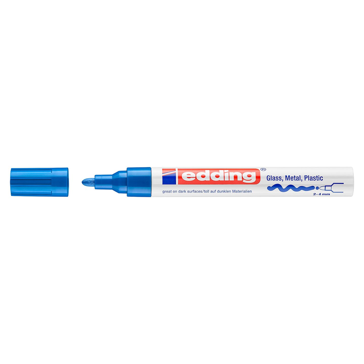 Lackmarker Edding 750 blau