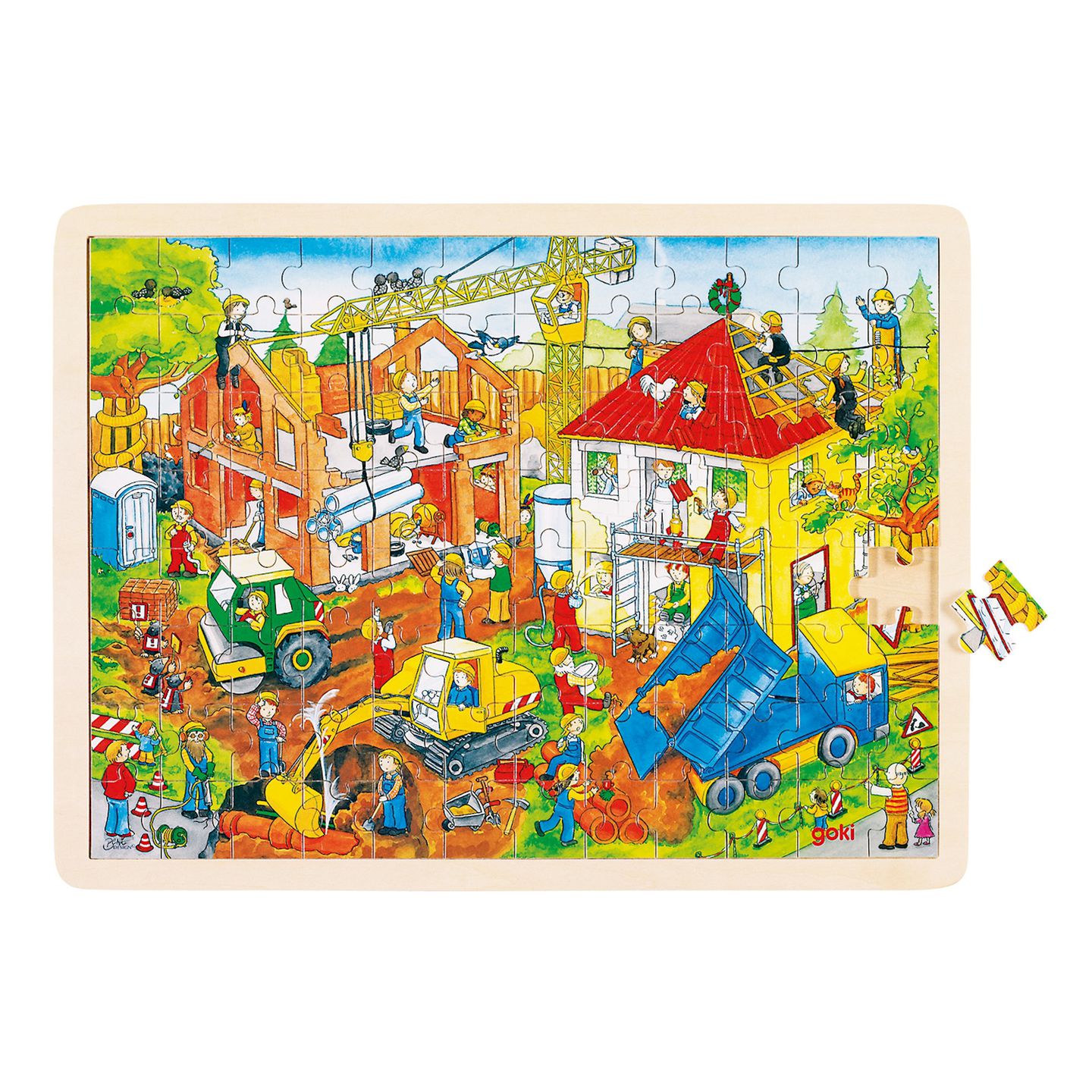 Baustelle, Puzzle 96 Teile