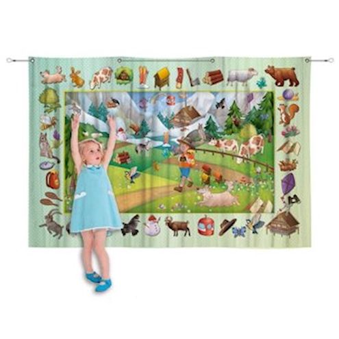 Wandbehang Berge 100 x 140 cm