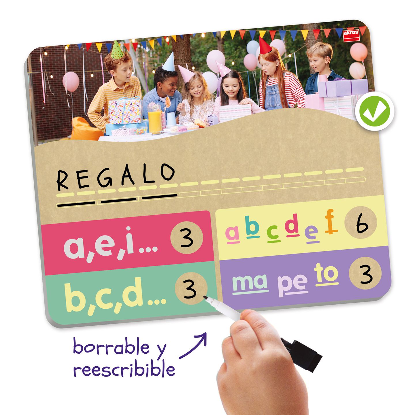 Buchstabieren und Silben bilden