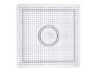 Steckplatte quadratisch 16 x 16 cm, transparent