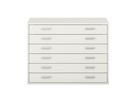 Pureo Papierschrank Dekor, mit 6 Schubkästen, B 100 x H 75 x T 60 cm
