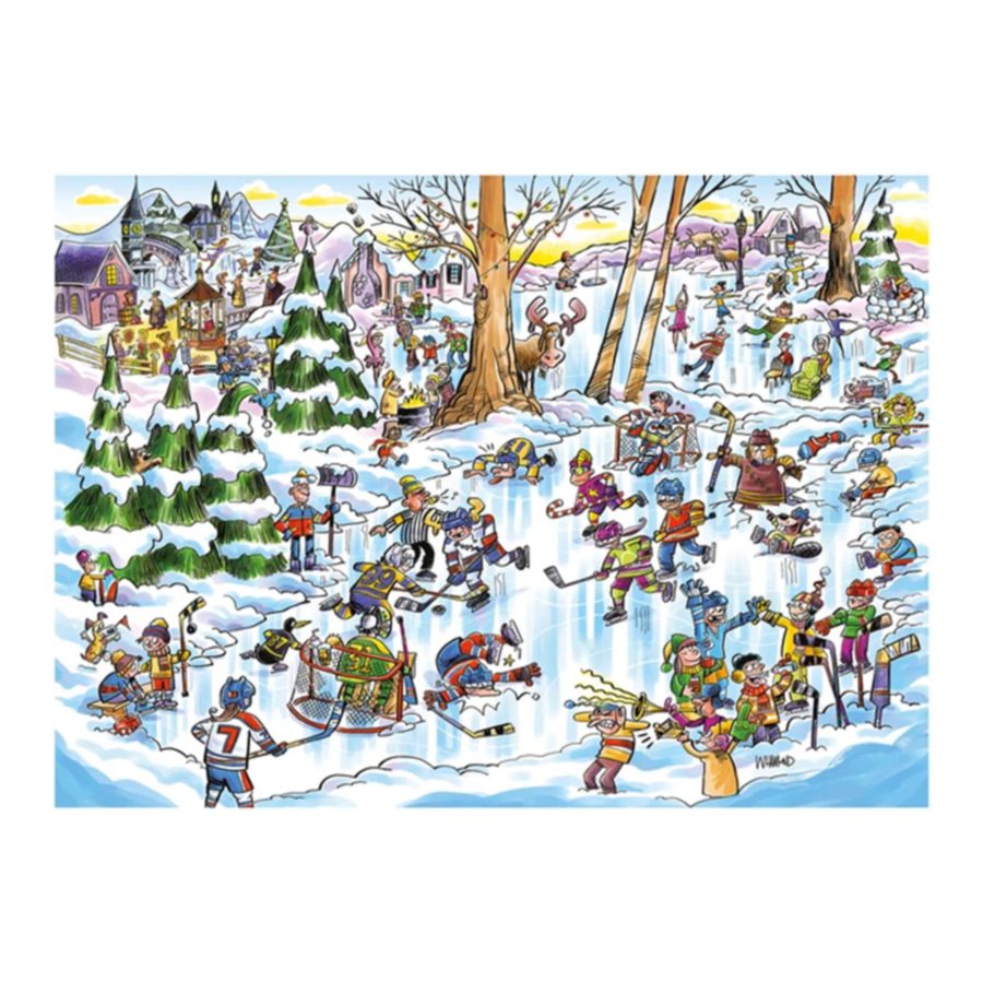 Verrücktes Eishockey, Puzzle 350 Teile
