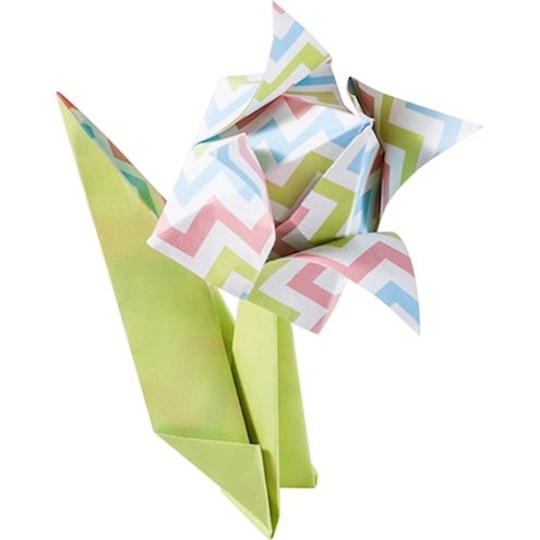 Faltblätter-Set Blüten, 170 Blatt in Grössen sortiert