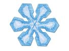 Schneeflocken-Schablonen, 12 Stück