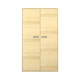 444.013.046K - Pureo Doppeltürenschrank Furnier, B 100 x H 175 x T 60 cm