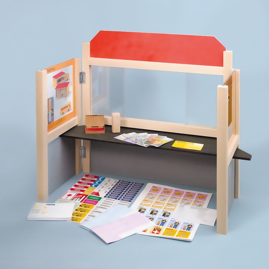 Postschalter / Kiosk Holz
