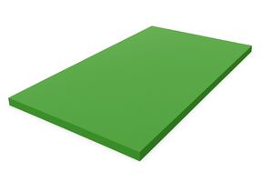 Fallschutzmatte FSM 160/60 mit Kunstlederfarbe Grün, L 200 x B 100 x H 6 cm, ohne Klettecken