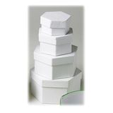 200.212.900 - Schachteln sechseckig, 4er-Set