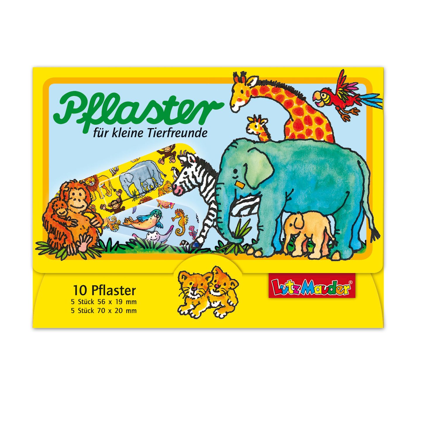 Pflaster Zootiere