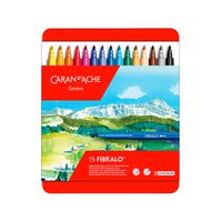 Fibralo medium Blechetui à 15 Farben assortiert