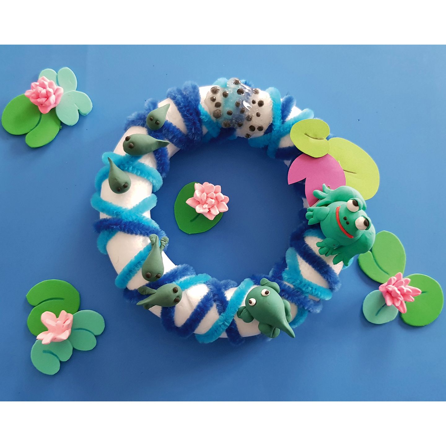 Pfeifenputzer rot, Ton in Ton 50 cm, 10 Stk.