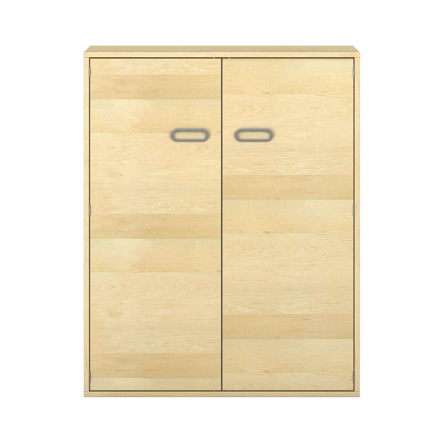 Pureo Doppeltürenschrank Furnier, B 100 x H 125 x T 42 cm