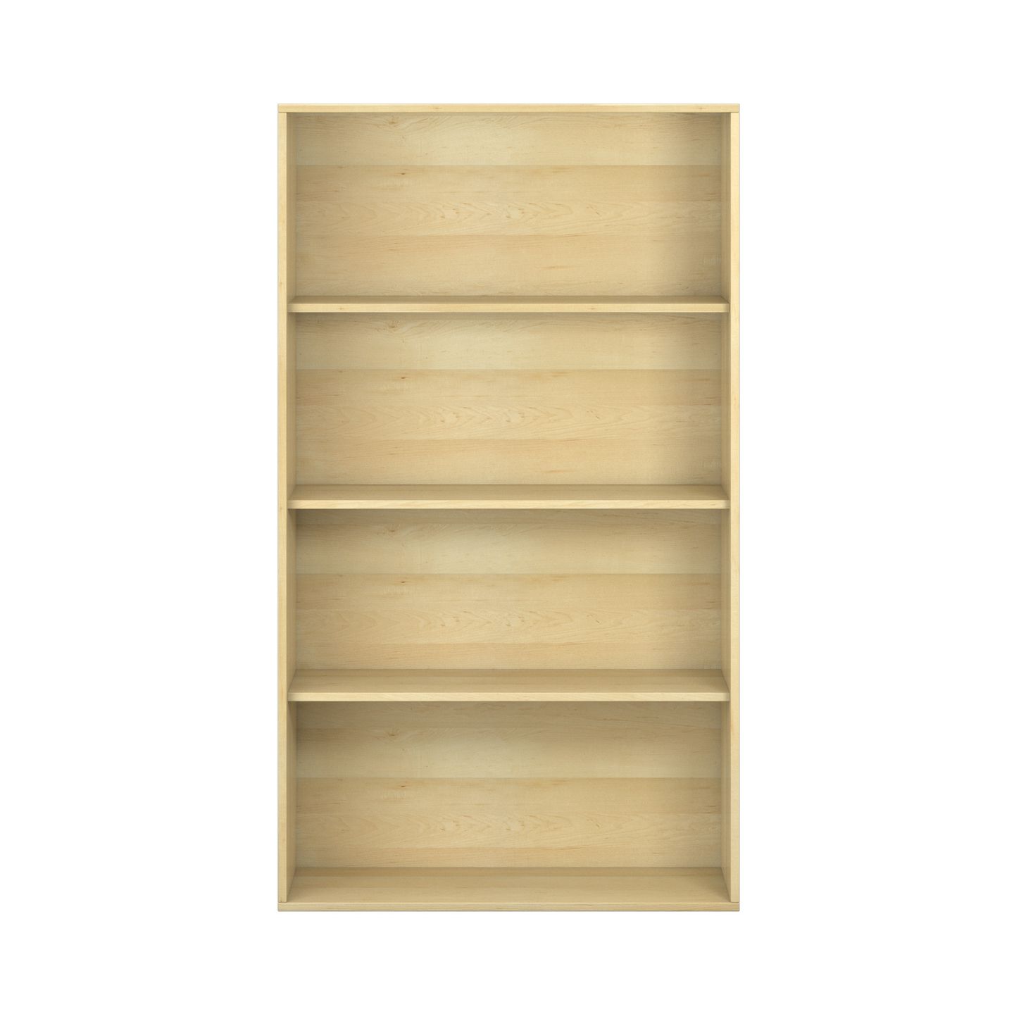 Pureo Regalschrank offen, Furnier
mit 1 Konstruktionsboden und 2 Einlegeböden
B 100 x H 175 x T 42 cm