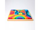 Vier Elemente Baukasten gross 46 x 47 x 6 cm, 23 Teile
