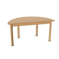 Halbrund-Tisch, B 120 x T 60 cm