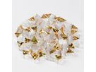 Glitzer-Prismo Dreiecksteine gold, ca. 100 Stk.
