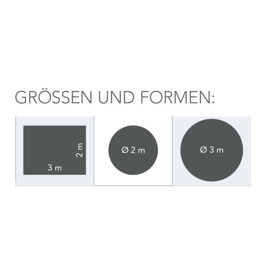 Teppich Ø 2 m