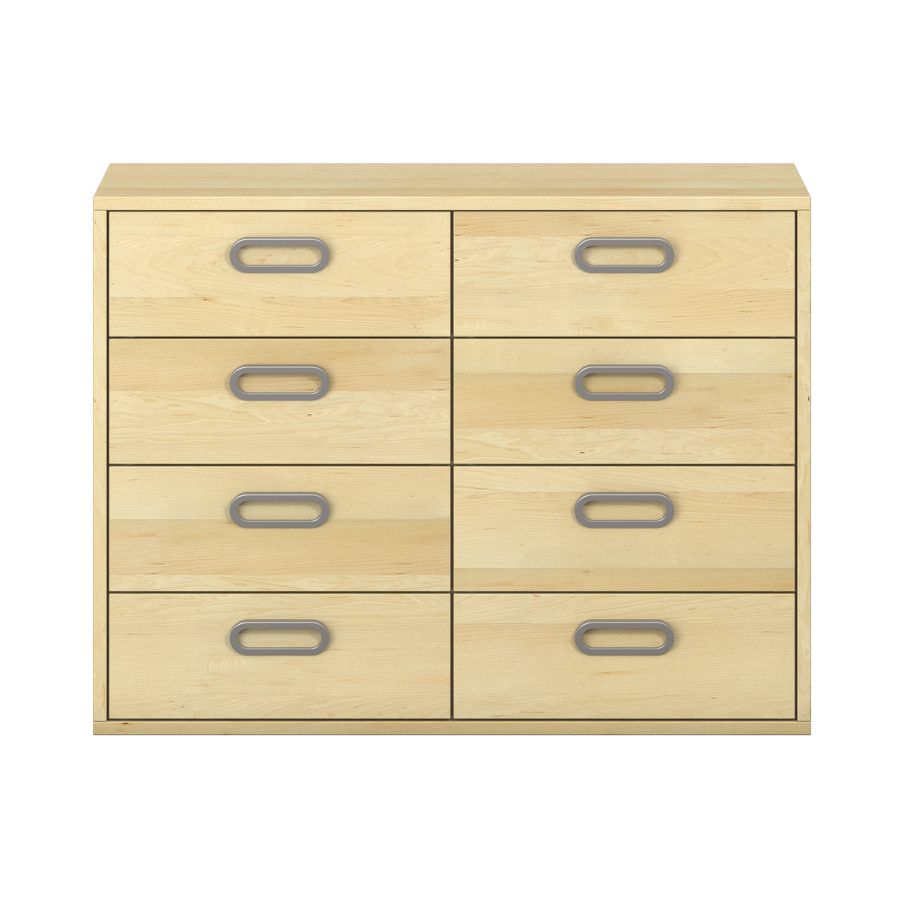 Pureo Schubkastenchrank mit 8 Schubkästen, Furnier
B 100 x H 75 x T 42 cm
