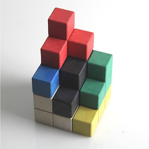 Soma-Würfel bunt