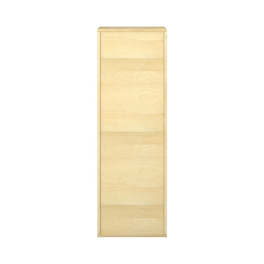 Pureo Türenschrank, Griff rechts, Scharnier links, Furnier mit 3 Einlegeböden B 50 x H 150 x T 60 cm