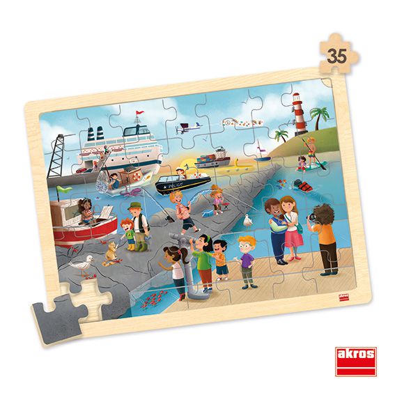 Puzzles Transport, 4x 35 Teile