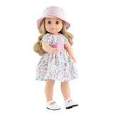 103.197.000 - Hartkörper-Puppe Evelyne, blond, 42 cm