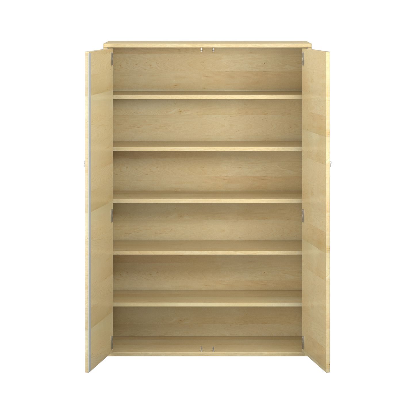 Pureo Doppeltürenschrank Furnier, B 100 x H 150 x T 42 cm