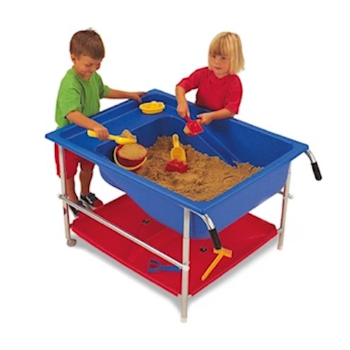 Wasser- und Sandspieltisch, B 97 x H 45-60 x T 74 cm
