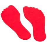 118.600.910 - Fuss rutschhemmend, Paar rot
